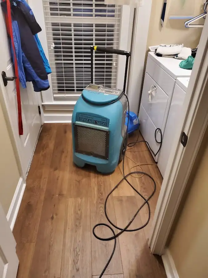 Commercial dehumidifier deployed for Flood Damage Cleanup in DeLand